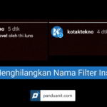 Cara Menghilangkan Nama Filter Instagram