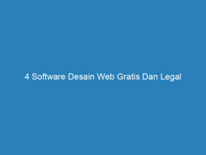 4 software desain web gratis dan legal 4988
