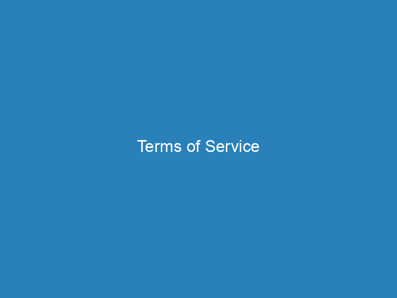 terms of service 5241